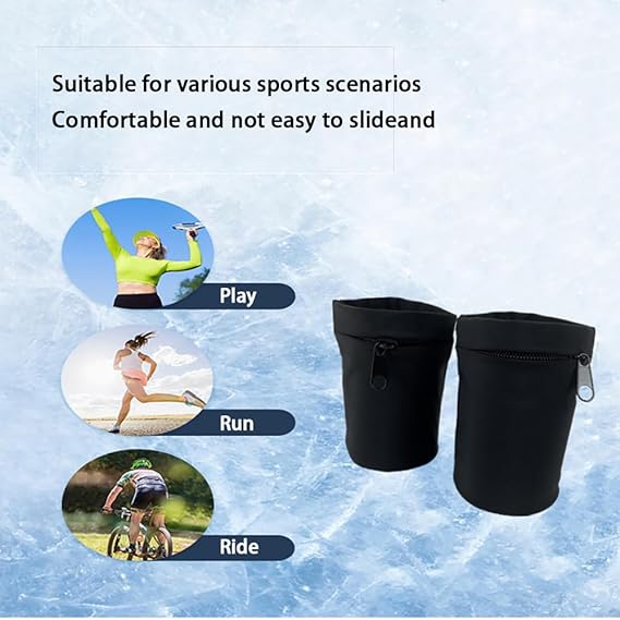 Zipper Wrist Sweatband Wallet