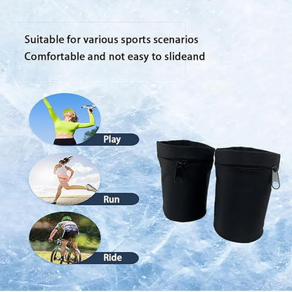 Zipper Wrist Sweatband Wallet