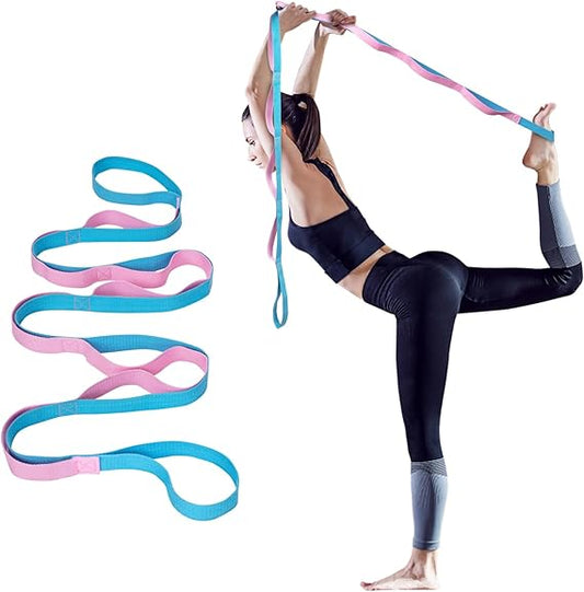 10-Loop Yoga Stretching Strap