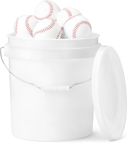 Bucket of Practice Baseballs, 24 Count